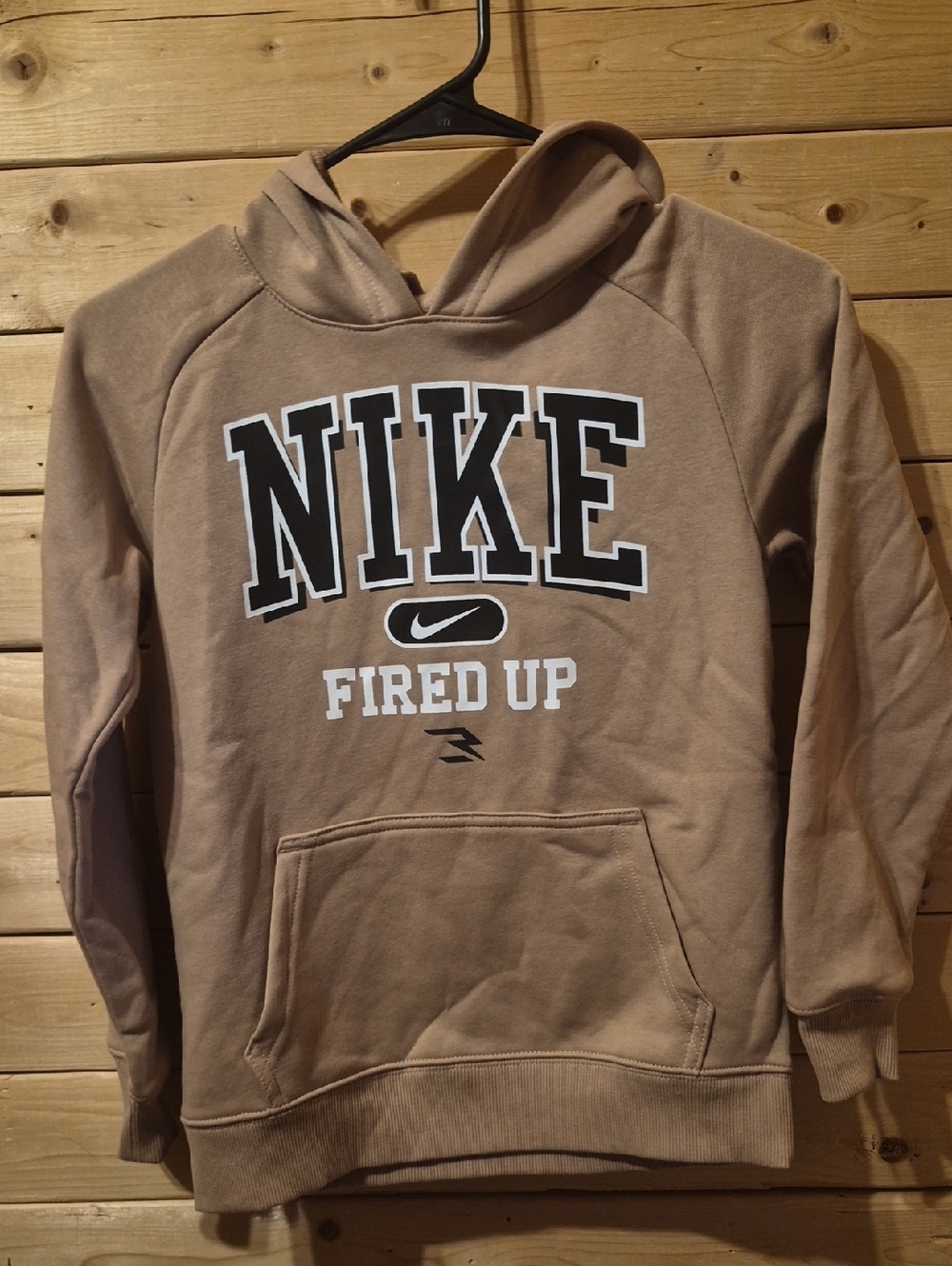 Kids Nike 3 Brand Fired Up Colgate Hoodie Size Small Hemp Color